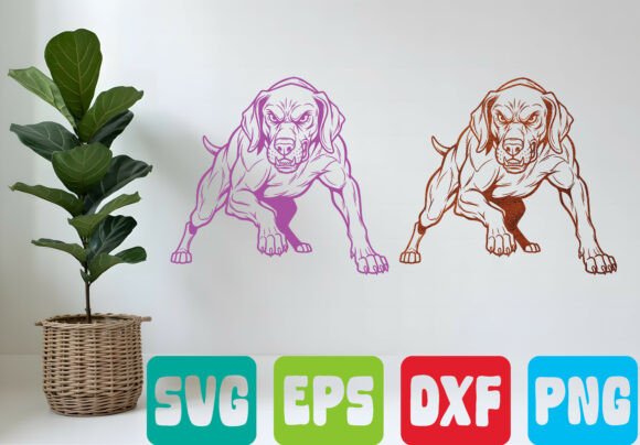 Aggressive Dog SVG Design Review