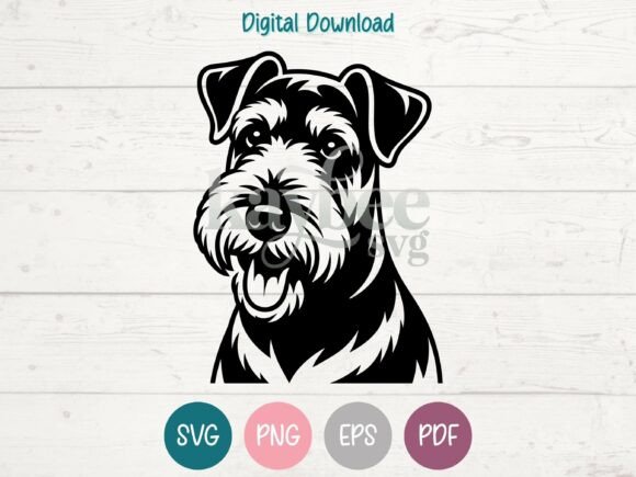 Airedale Terrier Dog SVG PNG EPS PDF