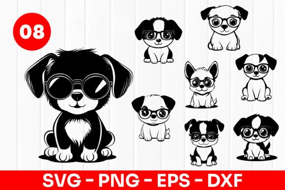Cute Puppy Faces Cartoon Dog SVG PNG Review