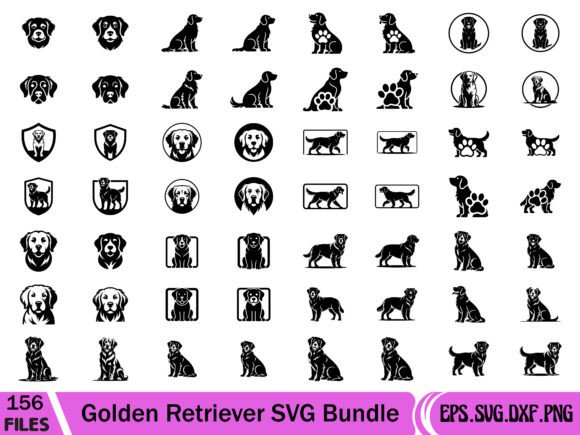 Golden Retriever Dog SVG Mega Bundle Review