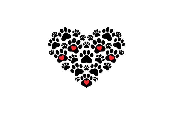 Paw Print Heart Love Embroidery Review