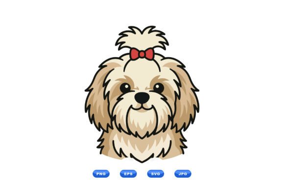 Shih Tzu Dog SVG Clipart Review