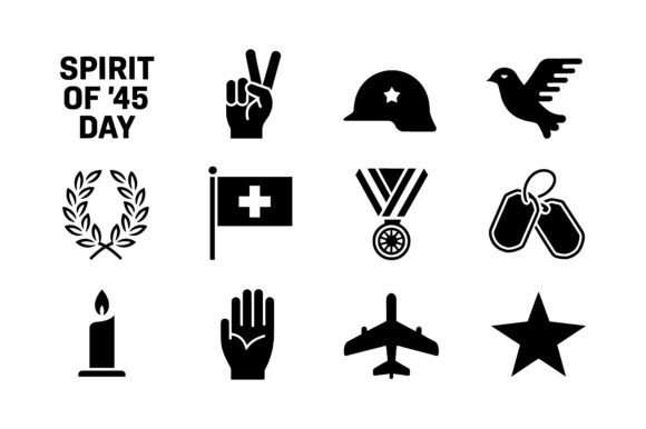 Spirit of 45 WWII Vector Silhouette Review