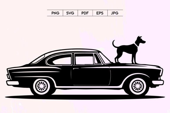 Vintage Car with Dog SVG Review